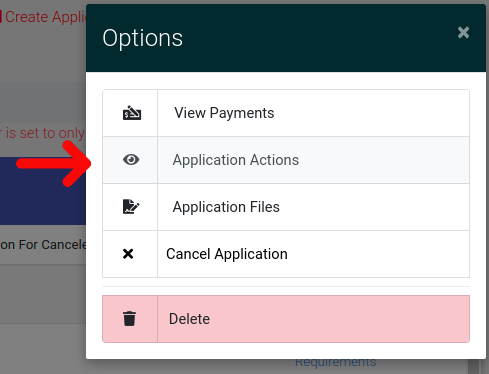 Selecting Options for ExactEstate Applications